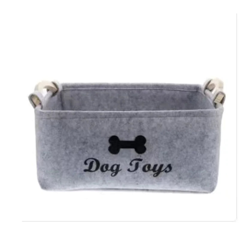 Chic Felt Pet Organizer Basket