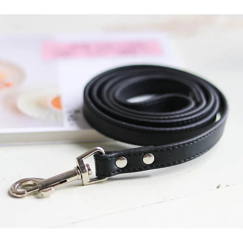 Colorful Leather Pet Collar