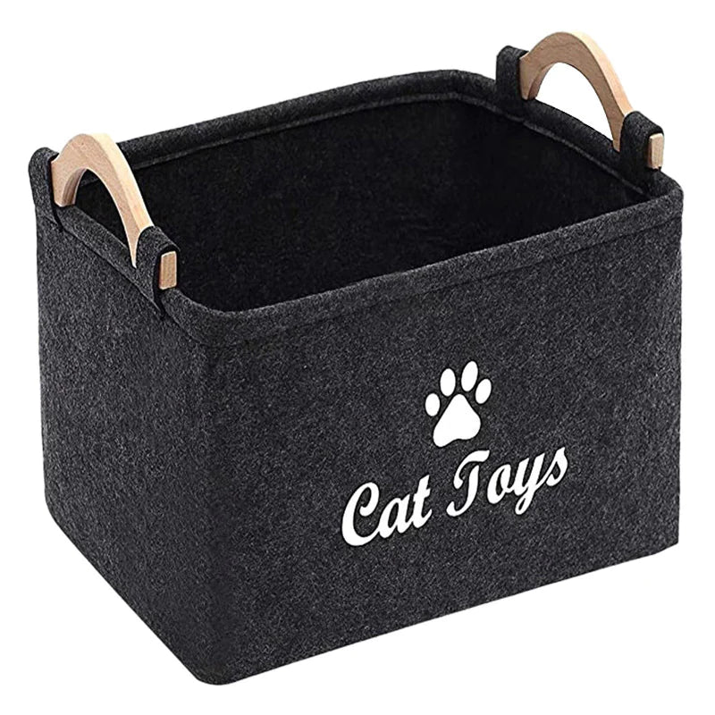 Chic Felt Pet Organizer Basket